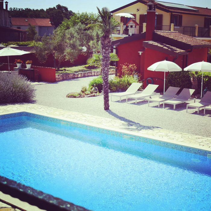 Kleinschalig vakantiepark met zwembad in Istrie Kroatie